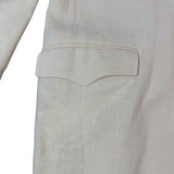Circle S Mens Cream Western Blazer Jacket Classic Vintage Style Sz 48R