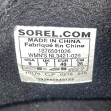 Sorel Women’s Gray Lace Up Style Waterproof Insulated Winter Boots Size 9