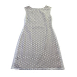 Jessica Howard Womens Beige Polyester Sleeveless A-Line Dress Geometric Size 12
