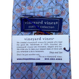 Vineyard Vines Mens Blue 100% Silk Washington Nationals Logo Patterned Tie