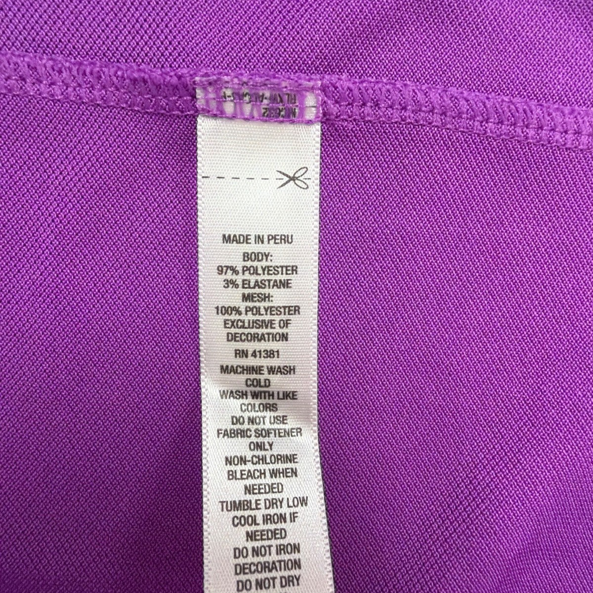 Ralph Lauren Womens Purple Polo Shirt Short Sleeve RLX Sporty Top Size S