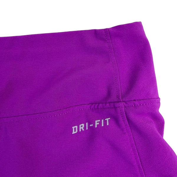 Nike Womens Purple Dri-FIT Skort Stripe Pattern Size Large