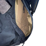 Attitude Unisex Black Nylon Padded Adjustable Straps RollTop Zip Around Backpack