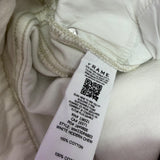 Frame Womens White Denim Frayed-Hem Wide-Leg Jeans Distressed Style Size 32