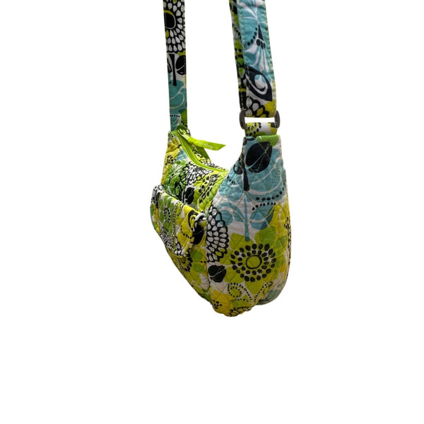 Vera Bradley Women’s Multicolor Quilted Floral Adjustable Strap Crossbody Bag