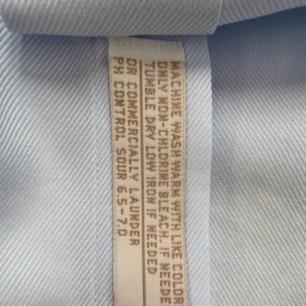 John W. Nordstrom Mens Light Blue Dress Shirt Traditional Fit Sz15.5