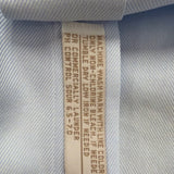 John W. Nordstrom Mens Light Blue Dress Shirt Traditional Fit Sz15.5