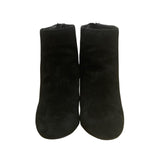 Steve Madden Women’s Black Leather Zipper Closure Heeled Ankle Booties Size 6M