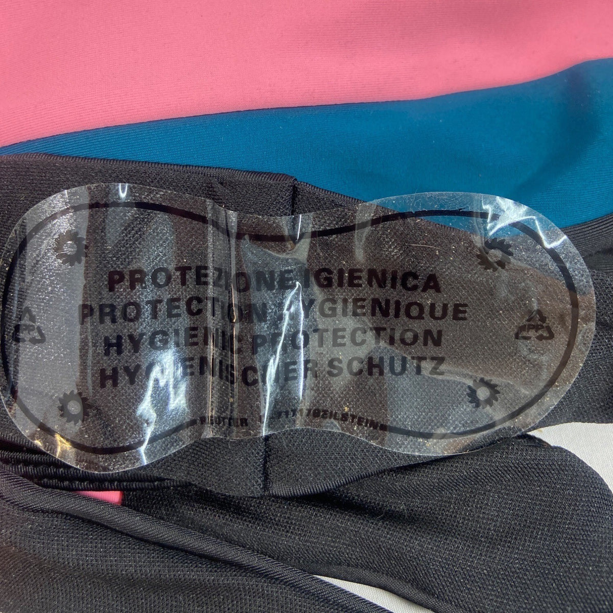Women’s Black and Tricolor Bikini 2 Piece Set Sz L - NWOT