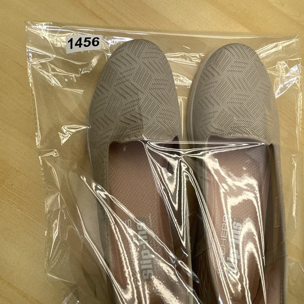 Skechers Women’s Taupe Slip-Ins Air-Cooled Memory Foam Flat Sneakers Size 11