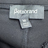 Betabrand Women’s Black Rayon/Nylon/Elastane Cropped Yoga Dress Pants Size M