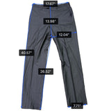 Calvin Klein Mens Dark Grey Dress Pants Flat Front Size 34X34