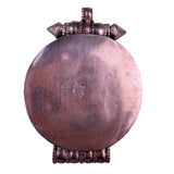 Tibetan Sterling Silver 925 Pendant Filigree Prayer Box Turquoise Coral Inlay