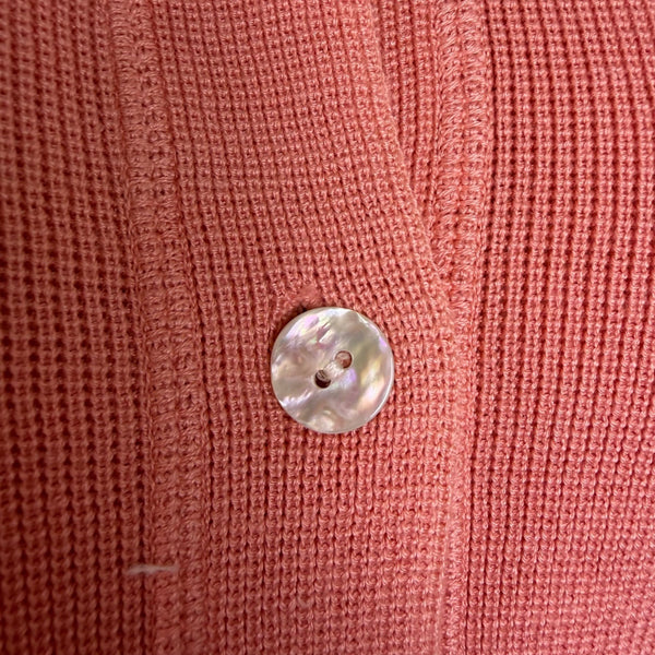Tommy Bahama Womens Pink Button-Down Cardigan Sweater Size M