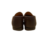 Nunn Bush Men’s Brown Leather Tassel Moc Toe Slip-On Dress Shoes Size 9.5M