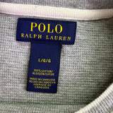 Polo Ralph Lauren Mens Gray Cotton Long Sleeve Crewneck Sweatshirt Size L