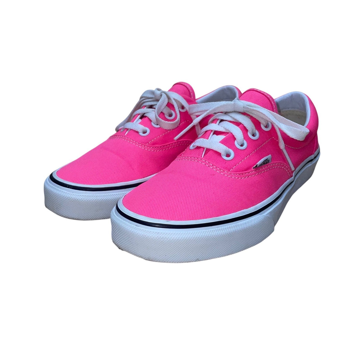 Vans Unisex Kids Pink Canvas Lace-Up  Low Top Sneakers Size W6.5/M5