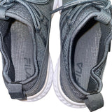 Fila Men’s Gray Mesh & White Sole Fondato 19 Energized Athletic Sneakers Size 7