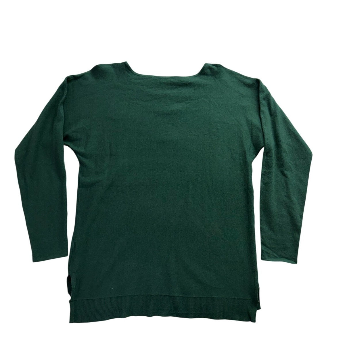 Michael Kors Womens Green Knit Sweater Lightweight Long Sleeve Sz M