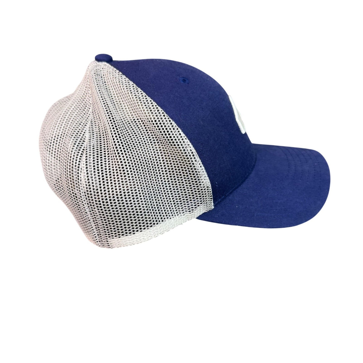 Quiksilver Mens Blue Cotton Mesh Logo Snapback Hat OSFM Adjustable