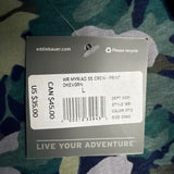 Eddie Bauer Womens Dark Green Camouflage Crew Neck T-Shirt Size L