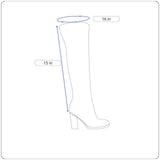 White Mountain Women's Black Loyal Knee High Boots Sz 9.5 - NWOB