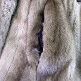 Mano Swartz Womens Brown Mink Fur Jacket Tie Waist Coat