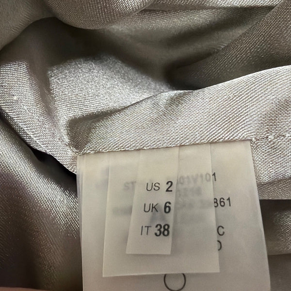 Elie Tahari Womens Gray Blazer & Pants Suit  Stretch Elevated Look Size 2