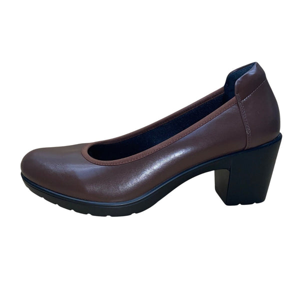Dream Pairs Women’s Brown Block Heel Juceu Dress Shoes Size 10