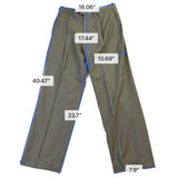 Alfani Mens Olive 100% Wool Performance Suit Two-Piece Garment Size 38S 32W