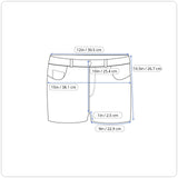 Romwe Womens Denim Shorts With Embroidered Back Pockets Sz S - New