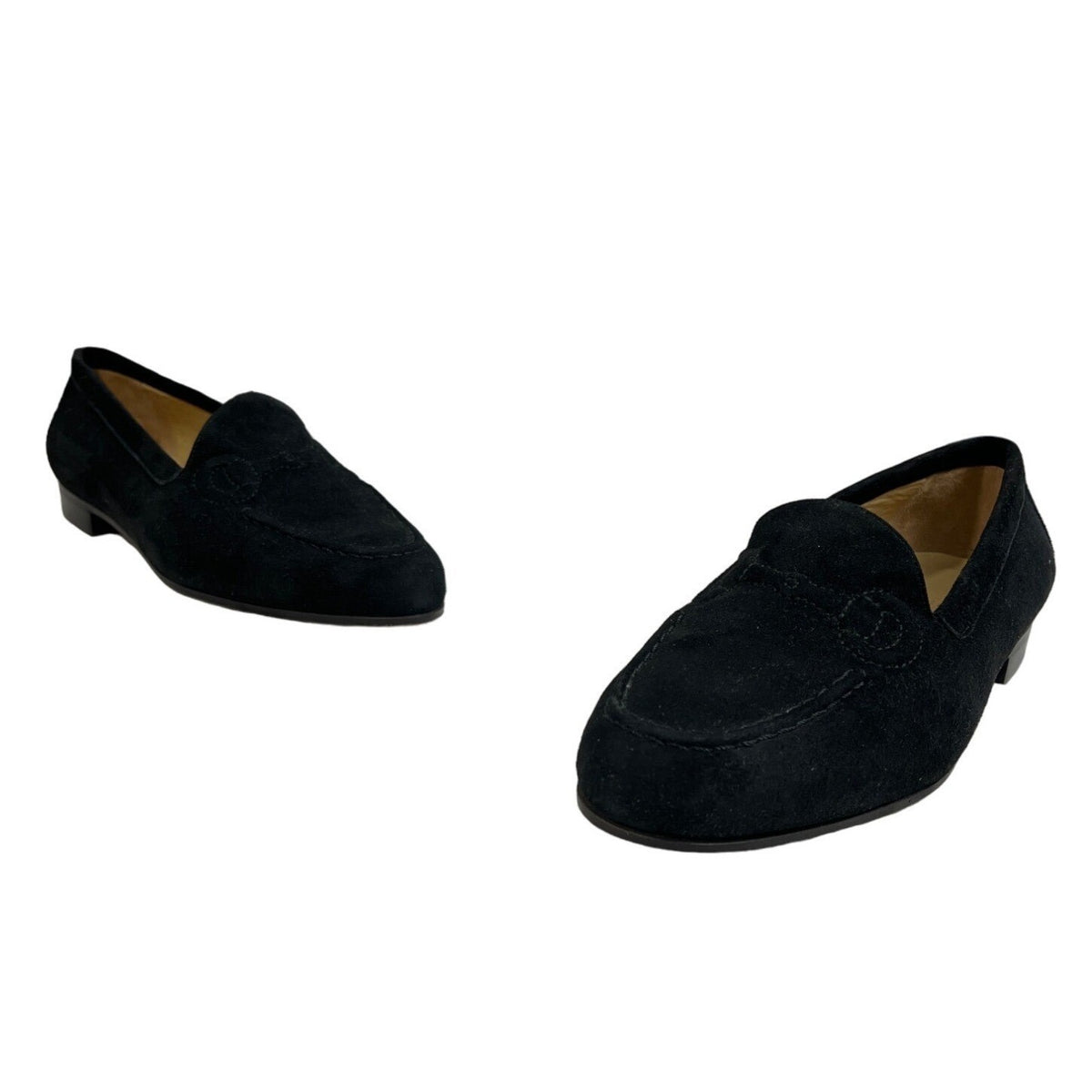 Gucci Women’s Black Suede Slip On Loafers Sz 8 - NWOB