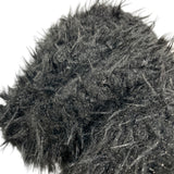 LOLA Women's Black Faux Fur Coat Size L