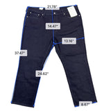 Levis Mens 541 Athletic Taper Stretch Jeans Black Levis Sz 44x29