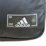 Adidas Unisex Black Nylon Multiple Zippered Adjustable Strap Sling Backpack