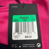 Nike Womens Pink Sports Bra Dri-Fit Medium Support With Black Trim Sz XL
