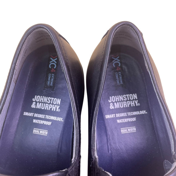 Johnston & Murphy Men’s Black Leather Dual Width XC4 Foam Penny Loafers Size 9M