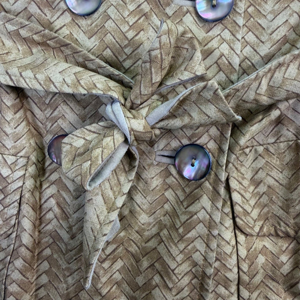 Hettabretz Womens Yellow 100% Silk Double-Breasted Trench Coat With Belt Italy