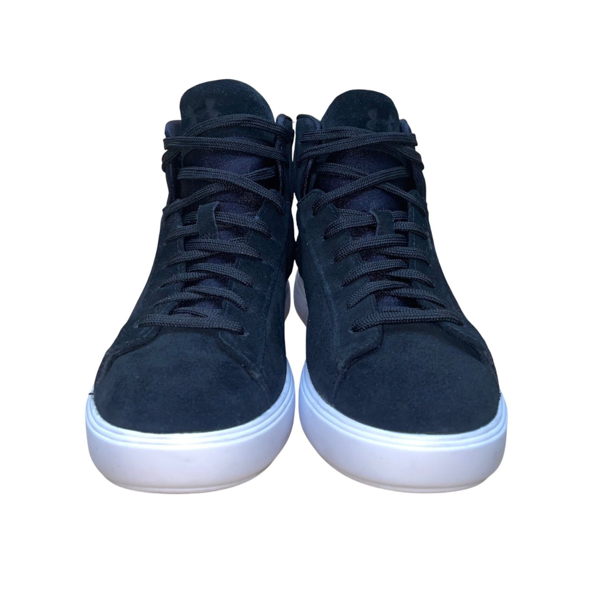Under Armour Men’s Black Suede White Sole UA Capeside High-Top Sneakers Size 9