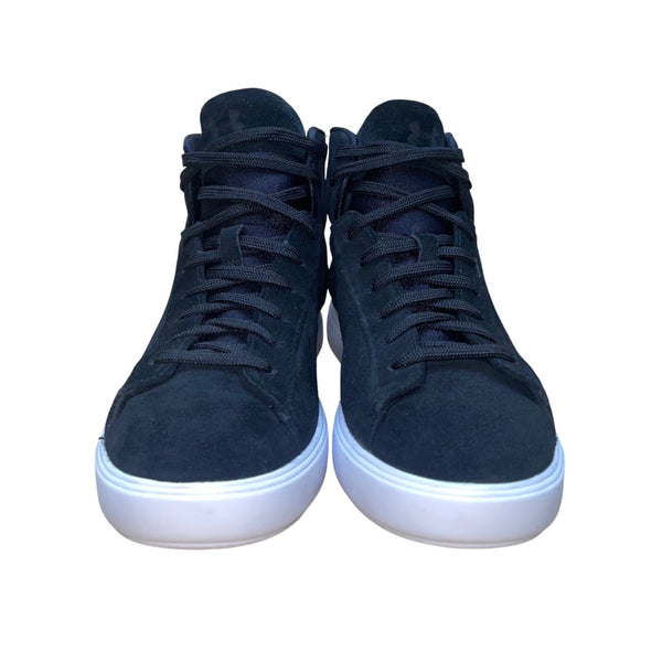 Under Armour Men’s Black Suede White Sole UA Capeside High-Top Sneakers Size 9