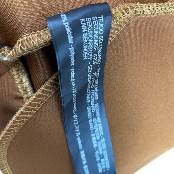 Zara W/B Brown Button-Up Coat With Pockets Size S