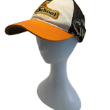 The Simpsons Old School Homer Brown Bio Domes Baseball Cap Hat Sz Kids