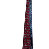 Salvatore Ferragamo Mens Red Silk Tie With Horse & Carriage Print