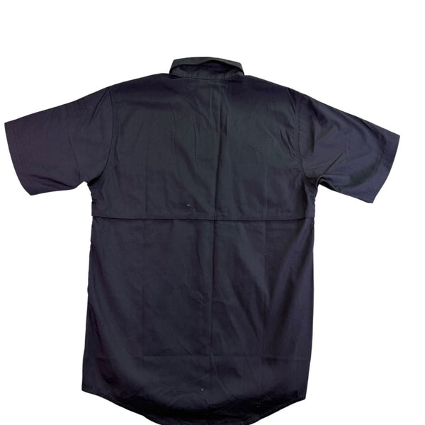 5.11 Mens Charcoal Polyester Cotton Tactical Button-Up Shirt Size S