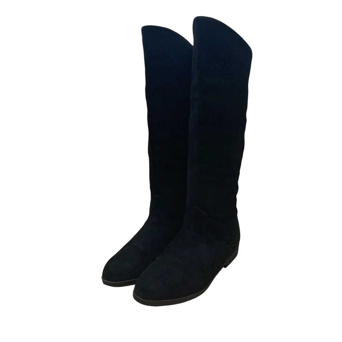Jack Sprat Women’s Black Faux Suede Knee High Pirate Boots Size 7M
