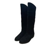 Jack Sprat Women’s Black Faux Suede Knee High Pirate Boots Size 7M