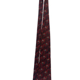 Robert Talbott Studio Mens Red Silk Geometric Pattern Tie Hand Sewn USA