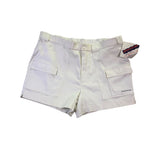 L.L Bean Sportif USA Mens White Cargo Shorts Comfortable Fit  Size L