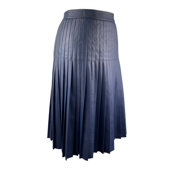 Rebecca Taylor Womens Blue Polyester Pleated Skirt  Sz 2