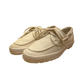 Keds Women’s Ivory Canvas Nautical Lace-Up Casual Top Siders Boat Shoes Size 5